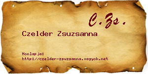 Czelder Zsuzsanna névjegykártya